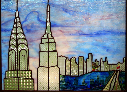 Empire State & Chrysler Building approx  12 x 19